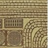 Flexible Roadway - Cobblestone Street Details -- Medium for HO Scale (Matches 214-8656, All Scales, Chooch Enterprises 8657