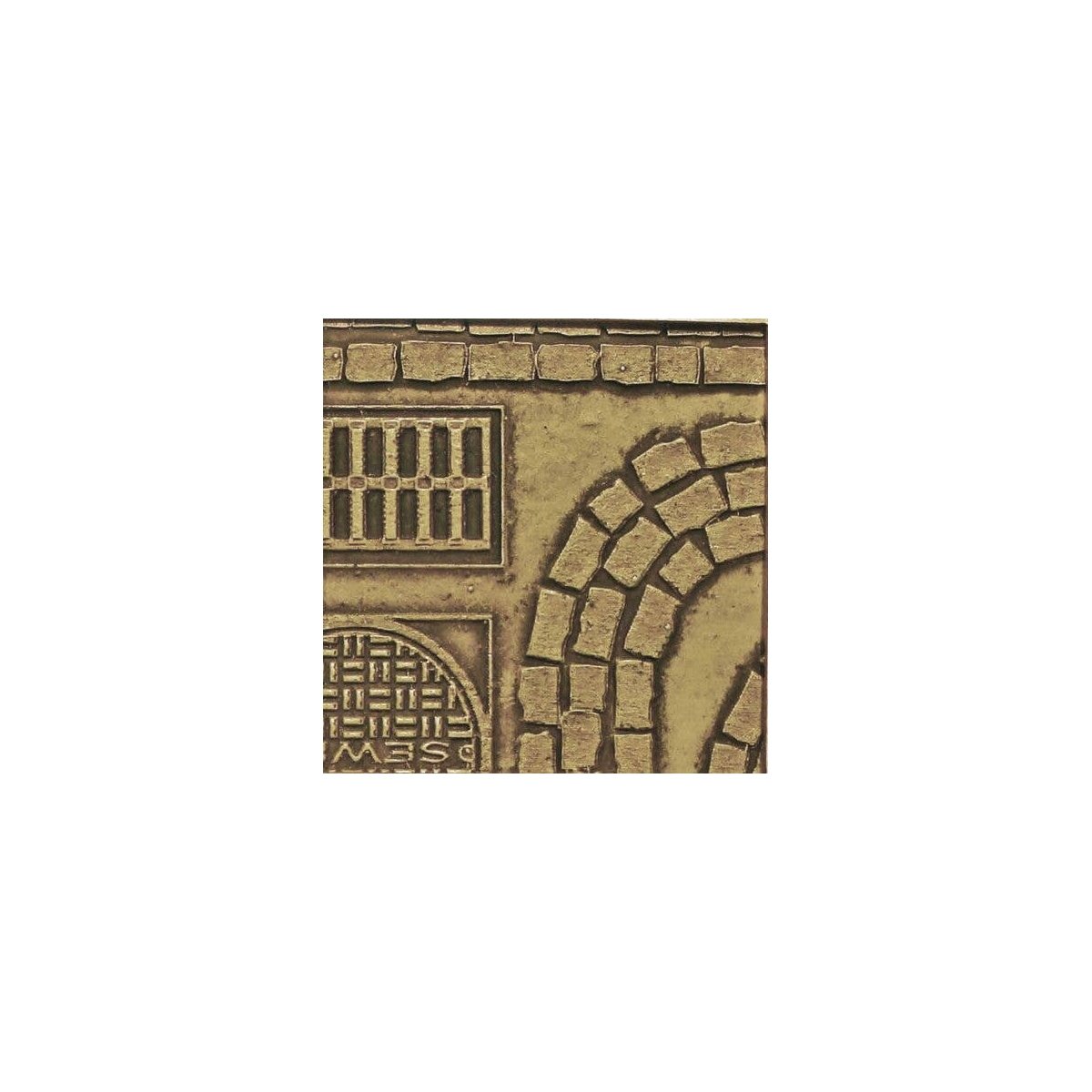 Flexible Roadway - Cobblestone Street Details -- Large for HO, S & O Scales, All Scales, Chooch Enterprises 8659