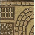 Flexible Roadway - Cobblestone Street Details -- Large for HO, S & O Scales, All Scales, Chooch Enterprises 8659