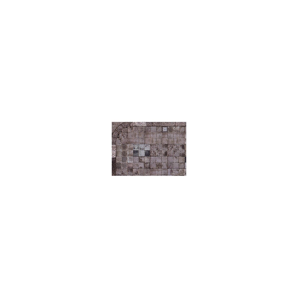 Printed Surface Sheets pkg(2) Each 8-1/4 x 5-13/16 x 1/64′ 210 x 148 x 0.6 -- Sidewalk Plate, HO, Busch Gmbh & Co Kg 7418