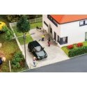 Self-Adhesive Road Surface Sheet -- Cobblestone (mottled gray), HO, Faller Gmbh 170317