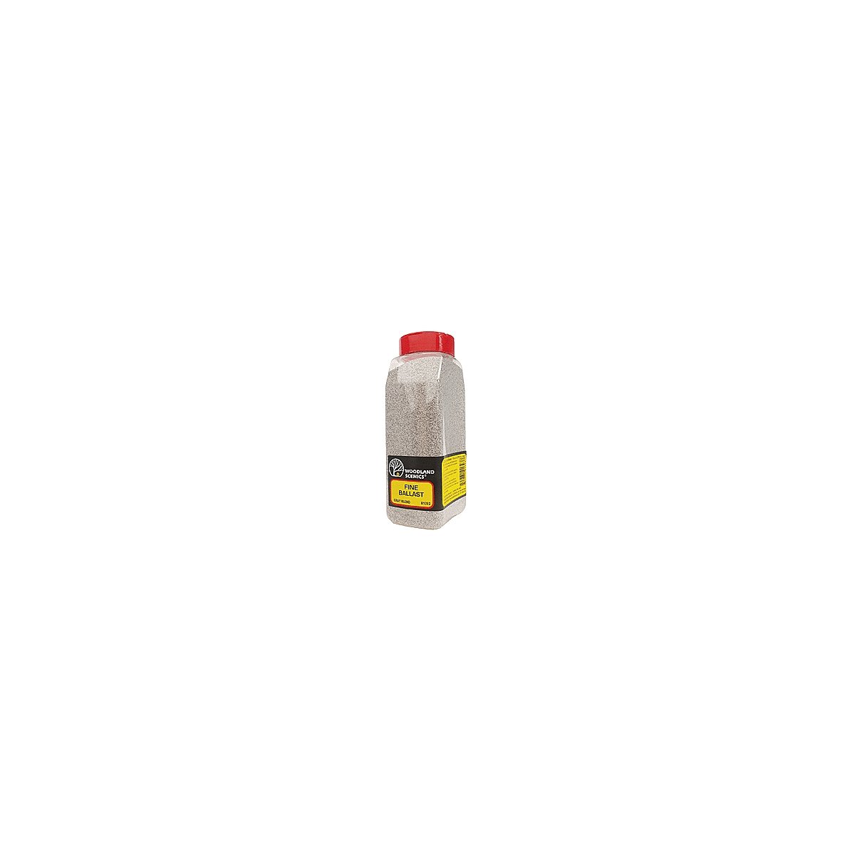 Ballast Shaker - Fine - 32oz 907g -- Gray Blend, All Scales, Woodland Scenics 1393