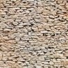 Flexible Dry-Stack Fieldstone Rock Sheet -- All Scales: 3-3/4 x 12′ 9.5 x 30.5cm, All Scales, Chooch Enterprises 8544