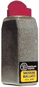 Ballast Shaker - 32oz 907g - Fine -- Brown, All Scales, Woodland Scenics 1372