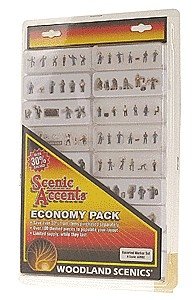 Scenic Accents(R) -- Worker Economy Pack, N, Woodland Scenics 2062
