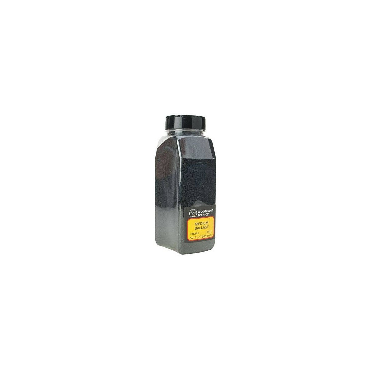 Ballast Shaker - Medium - 32oz 907g -- Cinders, All Scales, Woodland Scenics 1383