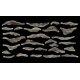 Creek Bank Rock Molds -- Set of 2, All Scales, Woodland Scenics 1245