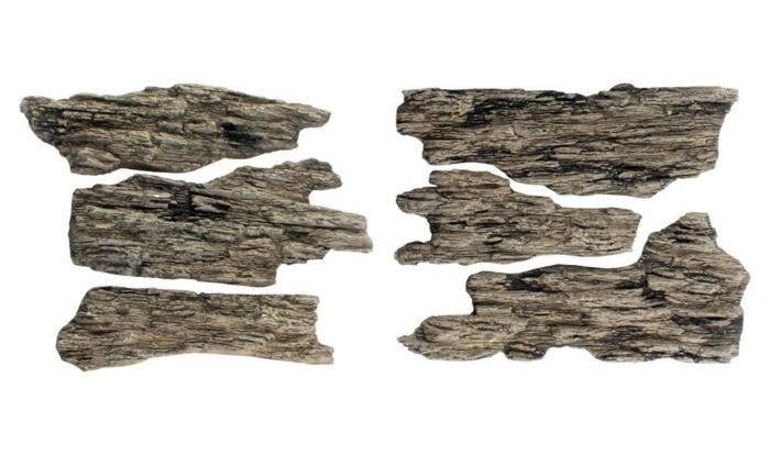Shelf Rocks - Ready Rocks -- 4 Pieces, All Scales, Woodland Scenics 1136