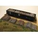 Used Wood Railroad Tie Stacks, HO, Monroe Models 2108