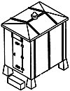 Electric Relay Cabinets -- 5 x 7′, HO, Details West 908