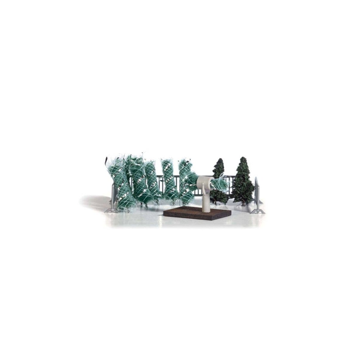 Christmas Tree Lot Miniature Scene, HO, Busch Gmbh & Co Kg 1182