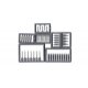 Assorted Tools -- 49 Pieces (unpainted), HO, Tichy Train Group 8290