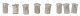 Trash Cans and Lids pkg(8), HO, The N Scale Architect 20049