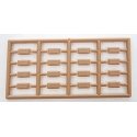 Burlap Sacks pkg(64 Unpainted Plastic), HO, Tichy Train Group 8175