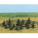 Includes 15 Trees between 3/4` - 1` 1.9 - 2.5cm Tall & Mushrooms, HO, Busch Gmbh & Co Kg 6392
