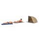 Sunburn - Action Set -- 2 Figures, Air Mattress, Blanket, Sun Shelters, HO, Busch Gmbh & Co Kg 79822