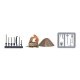Era 5 Railway Worker - Action Set -- Figure, Ballast Pile, Wood Crate Kit, 2 Track Tool Sprues, HO, Busch Gmbh & Co Kg 7967