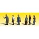 Scenic Accents(R) Figures -- Second Shift Workers pkg(6), N, Woodland Scenics 2188