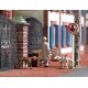 Peeing Dogs - Action Set -- 2 Each: Dogs, Park Benches, Garbage Cans, No Dogs Signs, HO, Busch Gmbh & Co Kg 7895