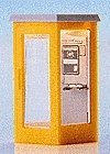 Telephone booth-lighted, HO, Brawa Modellspielwaren 5441