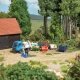 2.75yd 2.5m Cu. Dumpster 4-Pack -- 1 Each: Green, Orange, Blue, White, HO, Busch Gmbh & Co Kg 7753