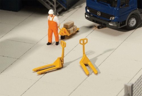 Pallet Jacks -- Yellow pkg(2), HO, Faller Gmbh 180915