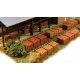 Block Triple Stacks - Laser-Cut Kit -- 4 Triple Stacks, N, The N Scale Architect 20109