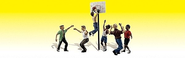 Scenic Accents(R) Figures -- Shootin′ Hoops, N, Woodland Scenics 2207