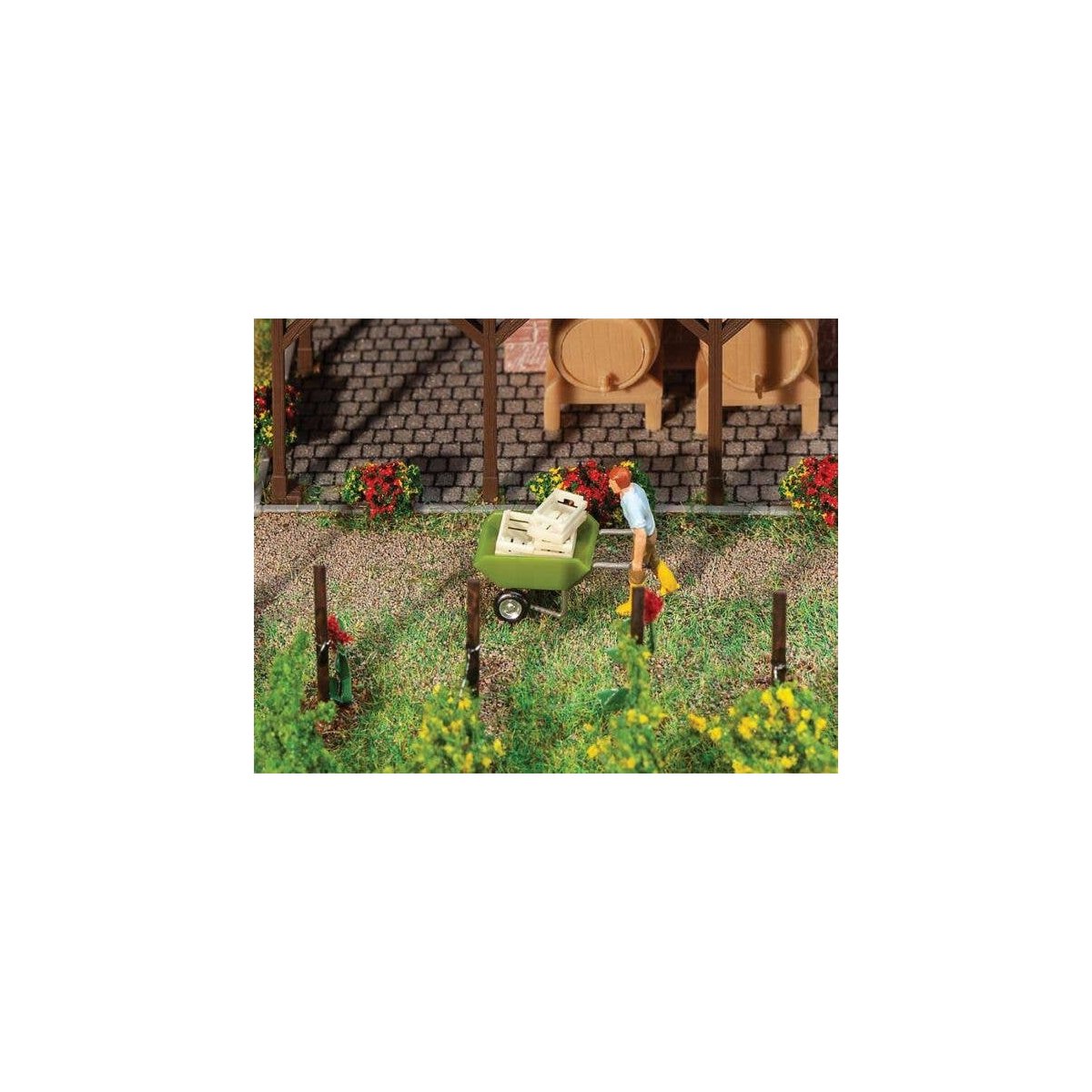 Wheelbarrow, HO, Faller Gmbh 180975