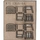 Wood Chairs -- Straight, O, B.T.S. 13016