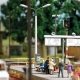 Wooden Train Dispatcher Telephone Boxes -- pkg(2), HO, Busch Gmbh & Co Kg 1626