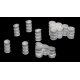 Oil Drums pkg(7), N, Micro Engineering 80146