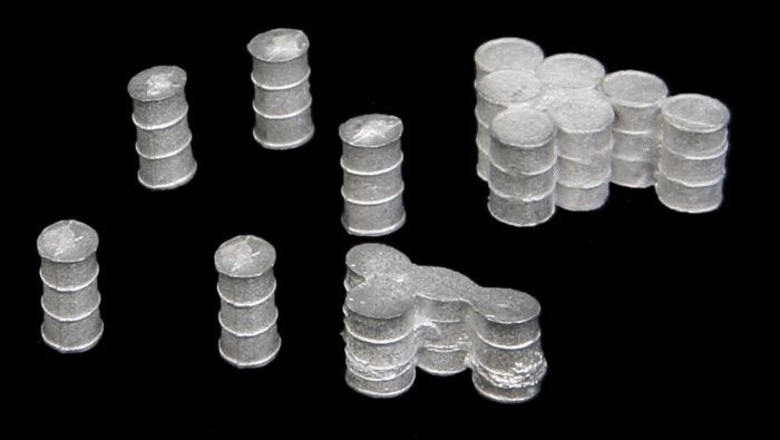 Oil Drums pkg(7), N, Micro Engineering 80146