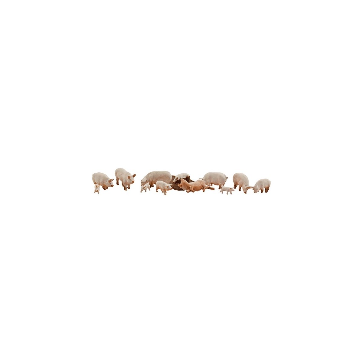 Yorkshire Pigs - Scenic Accents(R) -- pkg(12), N, Woodland Scenics 2218