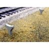 N&W Concrete Rail Posts -- pkg(12) (Rail Not Included), HO, B.T.S. 23028