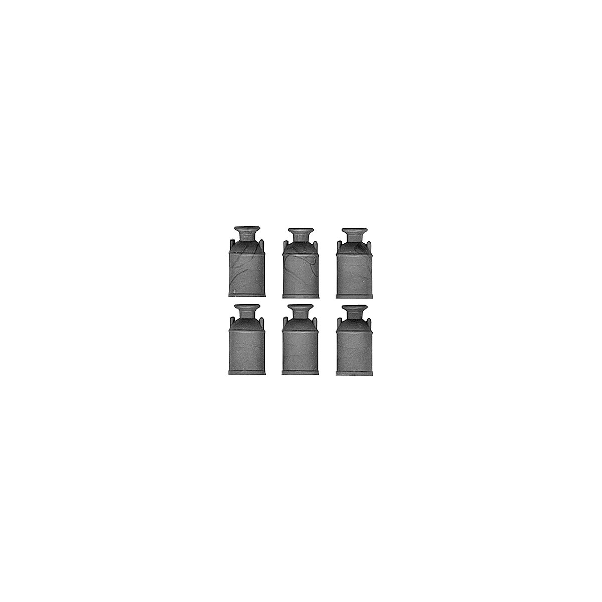 Milk Cans pkg(6), O, Grandt Line Products Inc 3582
