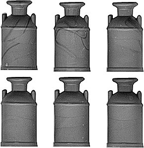 Milk Cans pkg(6), O, Grandt Line Products Inc 3582