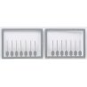 Brooms -- pkg(14), HO, Tichy Train Group 8233