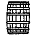 Wooden Barrels, HO, Grandt Line Products Inc 5217