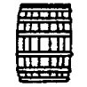 Wooden Barrels, HO, Grandt Line Products Inc 5217
