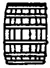 Wooden Barrels, HO, Grandt Line Products Inc 5217
