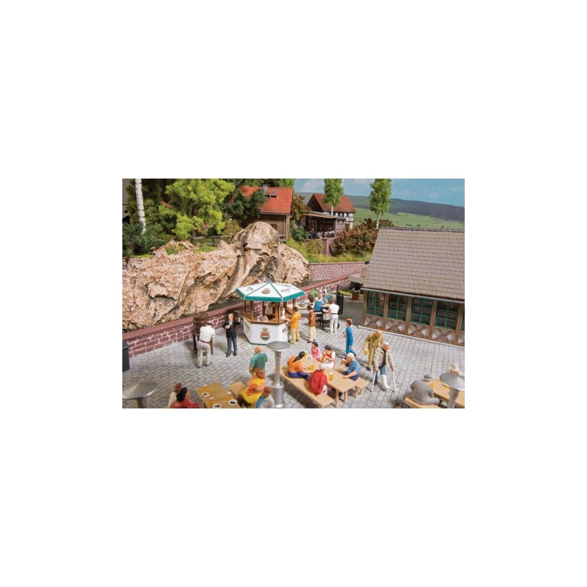 Beer Garden Accessories, HO, Busch Gmbh & Co Kg 1048