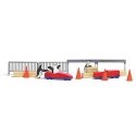 Penguin Soapbox Derby Race Complete Miniature Scene -- 3 Penguins, 2 SoapBoxcars, 4 Traffic Co, HO, Busch Gmbh & Co Kg 7924