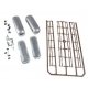 Camp Site with Two Trailers - Kit -- Two Camping Trailers, Signs & Accessories, HO, Walthers SceneMaster 2902