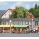 Shopping for Veggies - Action Set -- 2 Benches, Garbage Can, Figure, 2 Bicycles, Nonworking Pa, HO, Busch Gmbh & Co Kg 7997