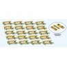 Beer Garden Tables/Benches -- Kit - pkg(20), HO, Preiser Kg 24707