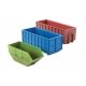 Industrial Dumpsters -- Kit - 2 Large Roll-Off, 2 Medium Roll-Off, 4 Scrap Metal Slide-Off, HO, Walthers SceneMaster 4106