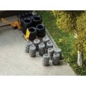 Aluminum Beer Barrels pkg(10), HO, Faller Gmbh 180971