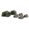 Camping Tents -- 4 Small, 2 Large, HO, Walthers SceneMaster 4165
