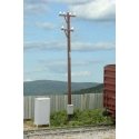 Relay Cabinets and Phone Boxes -- Set of 7 three Cabinets & four Phone Boxes, HO, Walthers SceneMaster 4154
